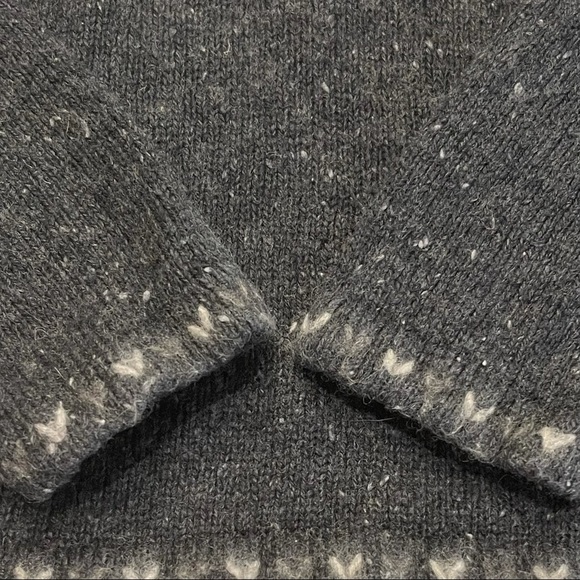 WOOLRICH Onyx Heather Pullover 1/4 Zip Sweater L - Picture 11 of 11